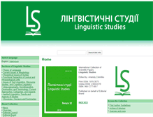 Tablet Screenshot of linguisticstudies.org